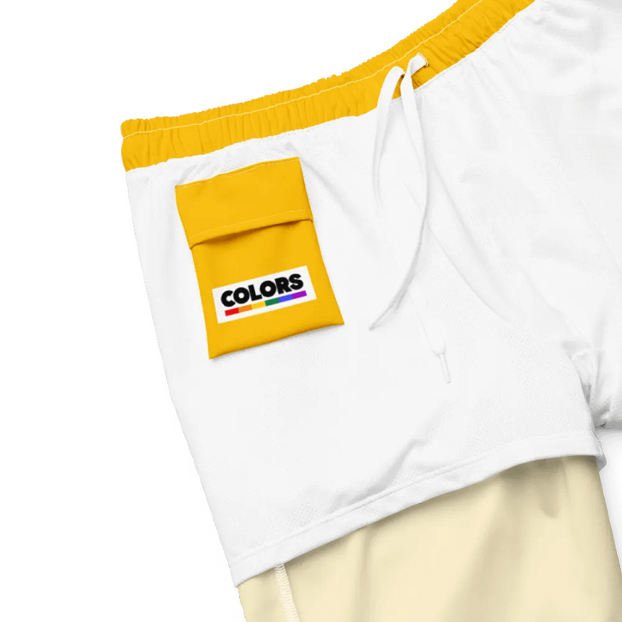 Plain Color Amber Swim Trunks product image (4)