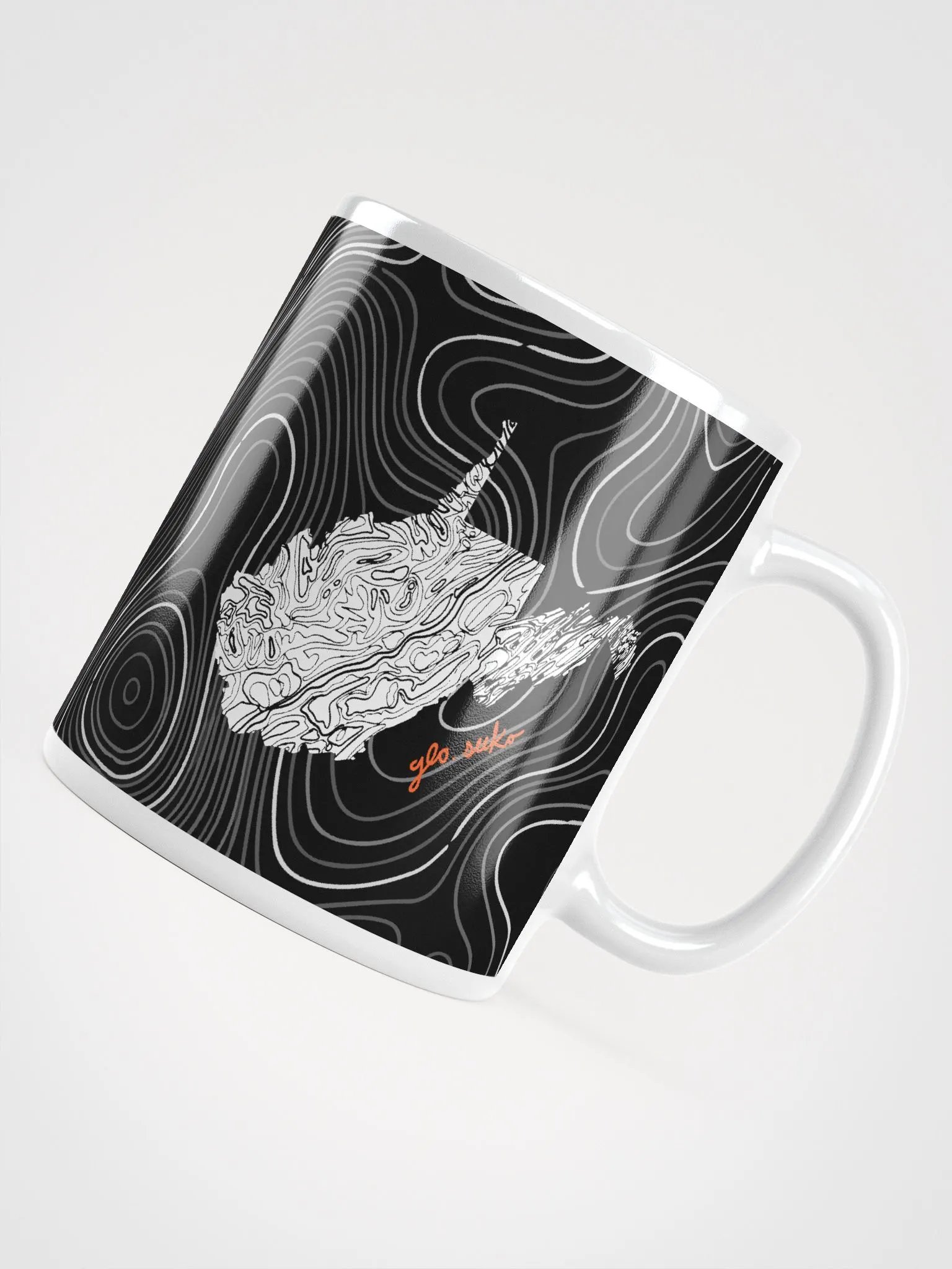 WV Topographical Mug White product image (10)