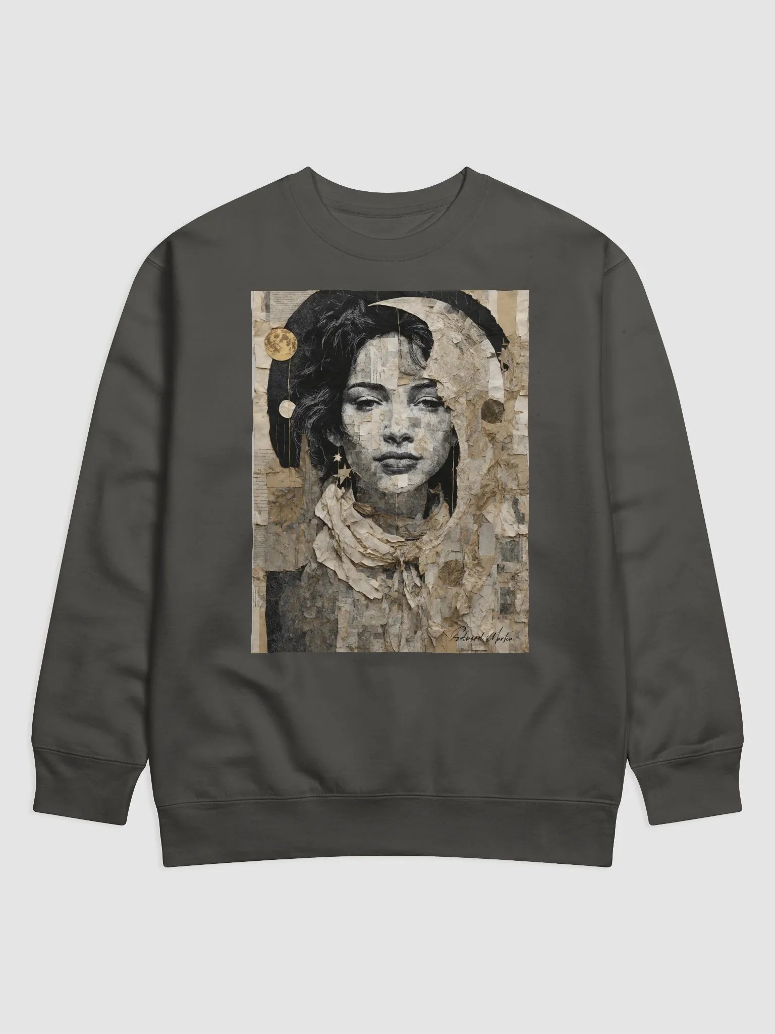 Celestial Woman Collage Sweatshirt product image (2)