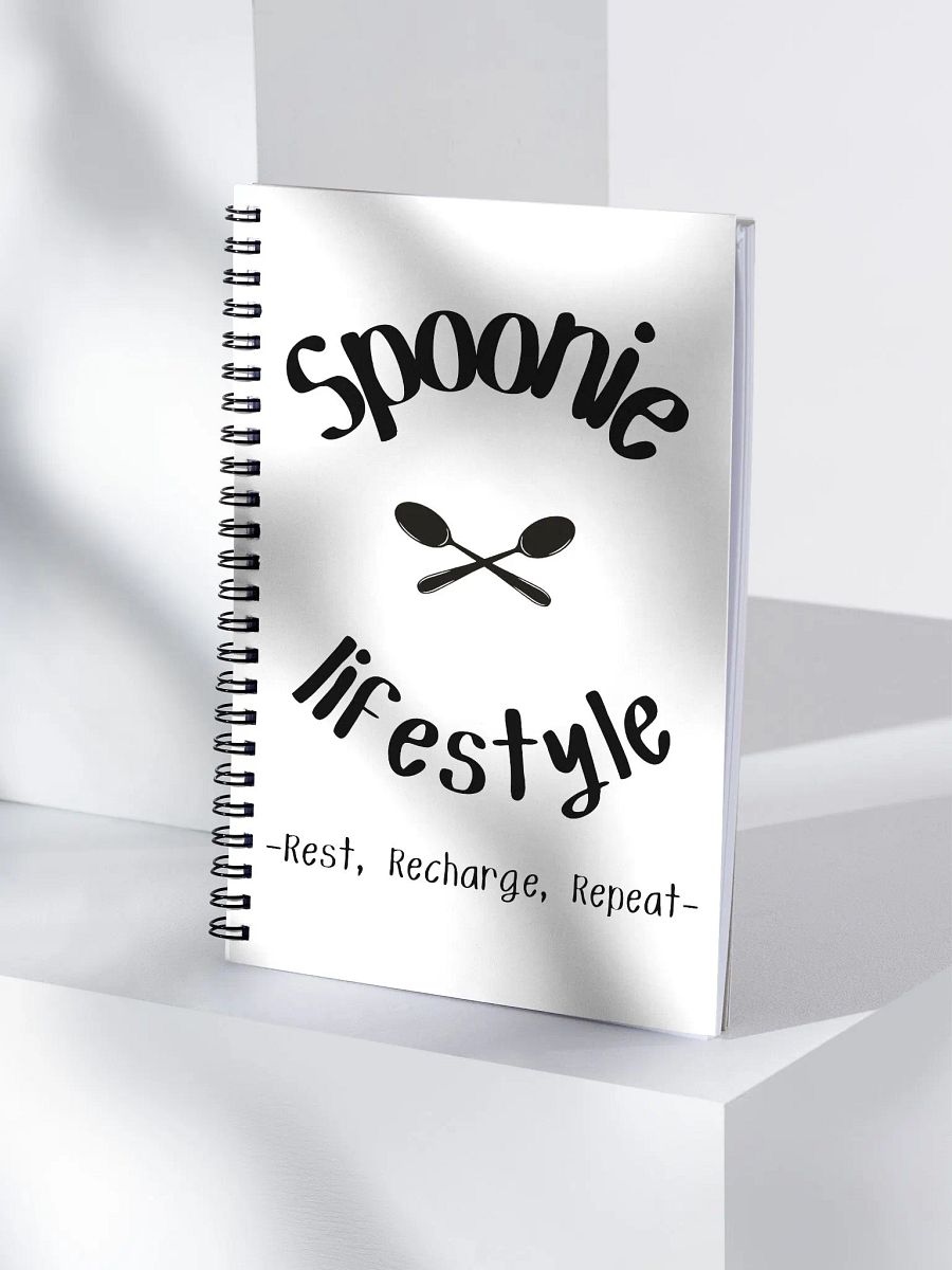 Spoonie Lifestyle- Rest, Recharge, Repeat Notebook (140 Pages) product image (4)