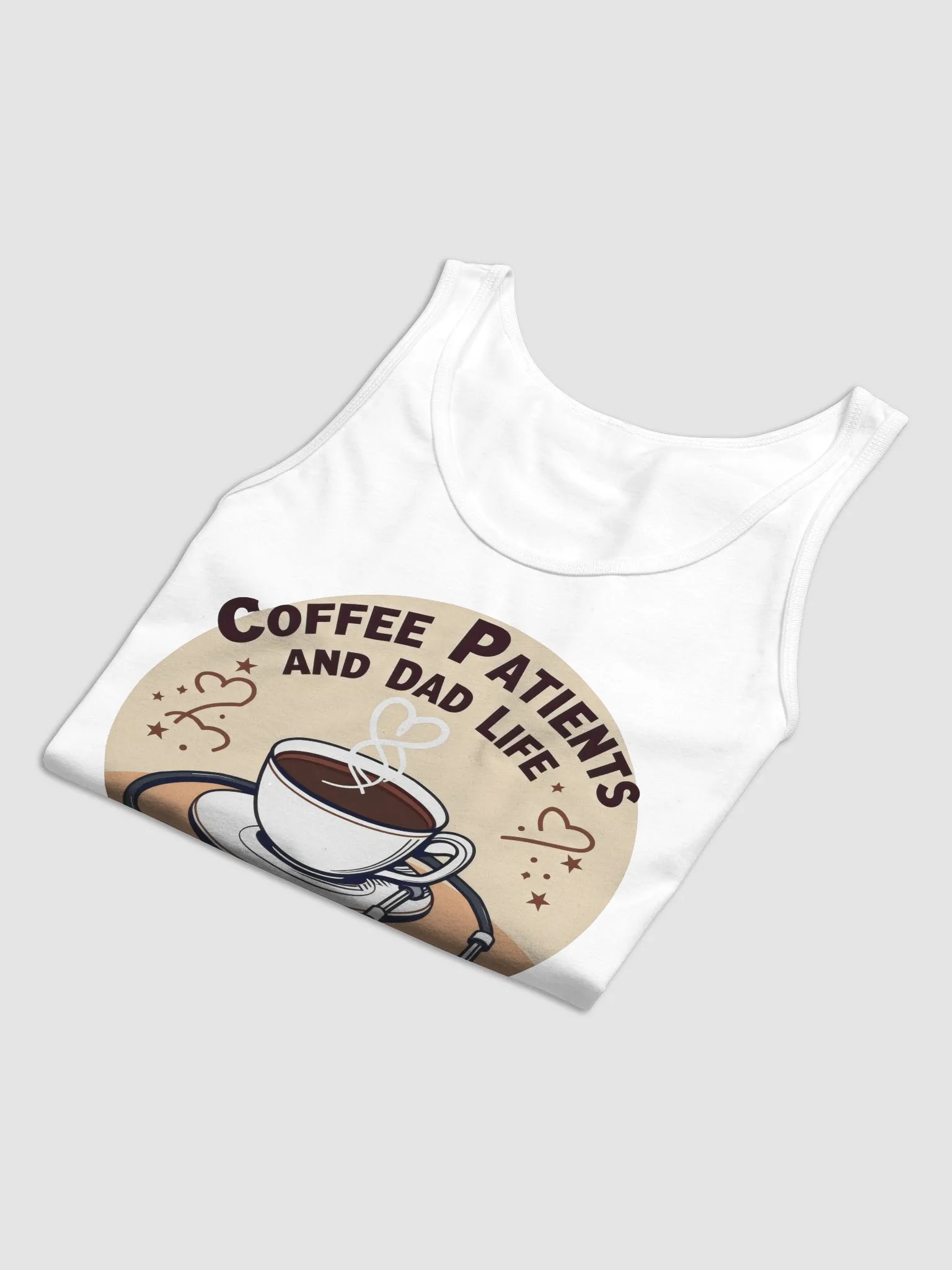 stethoscope , Coffee, Patient and dad life, Care Tank product image (15)