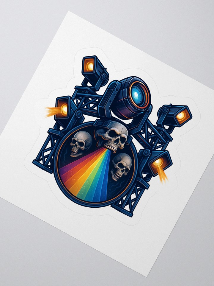 Theatrically Jerry: Skull Series "Prisma-Skull" Stage Light Stickers product image (5)