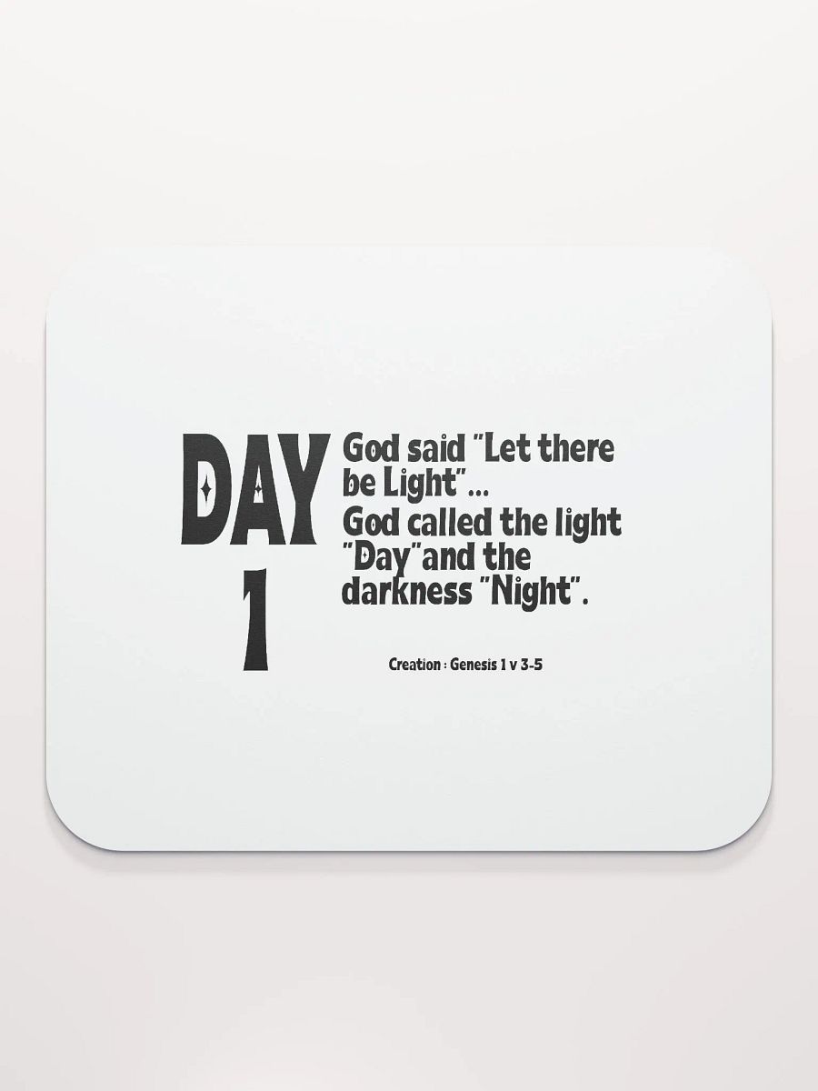 CREATION: DAY 1……Christian, Jesus, faith, God, Bible, Christianity, Jesus Christ, religion, Bible Verse, Love product image (2)