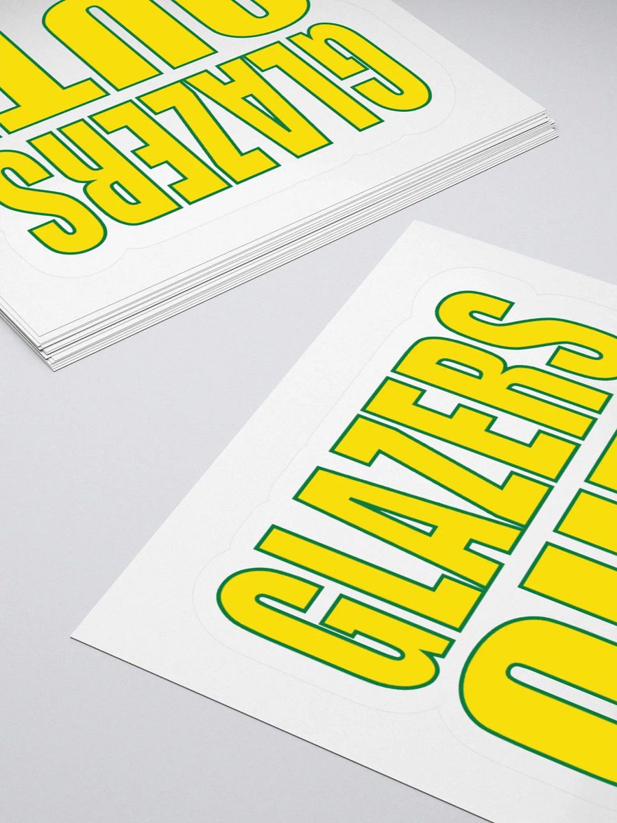 Glazers Out! - Manchester United - Kiss Cut Stickers product image (4)