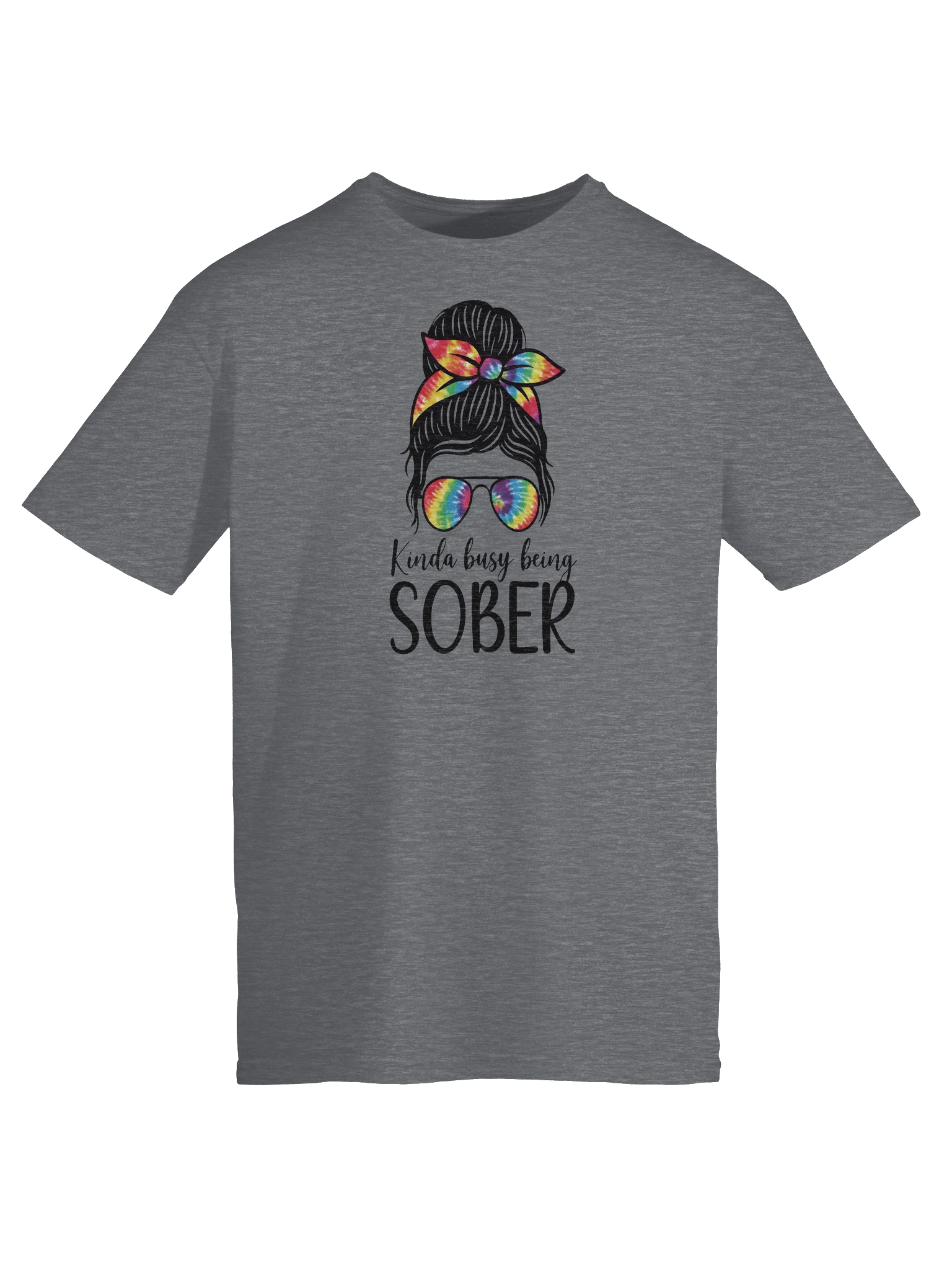 Rainbow Sober Vibes T-Shirt product image (116)