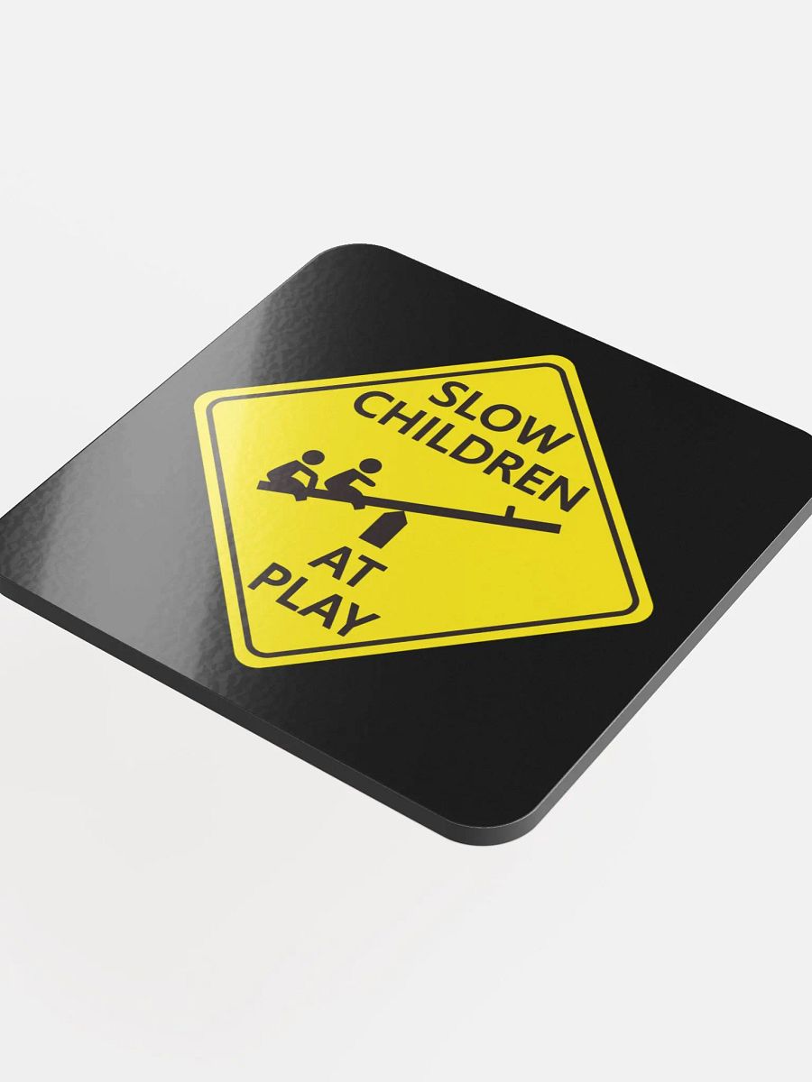 SLOW | Glossed Cork Coaster product image (4)