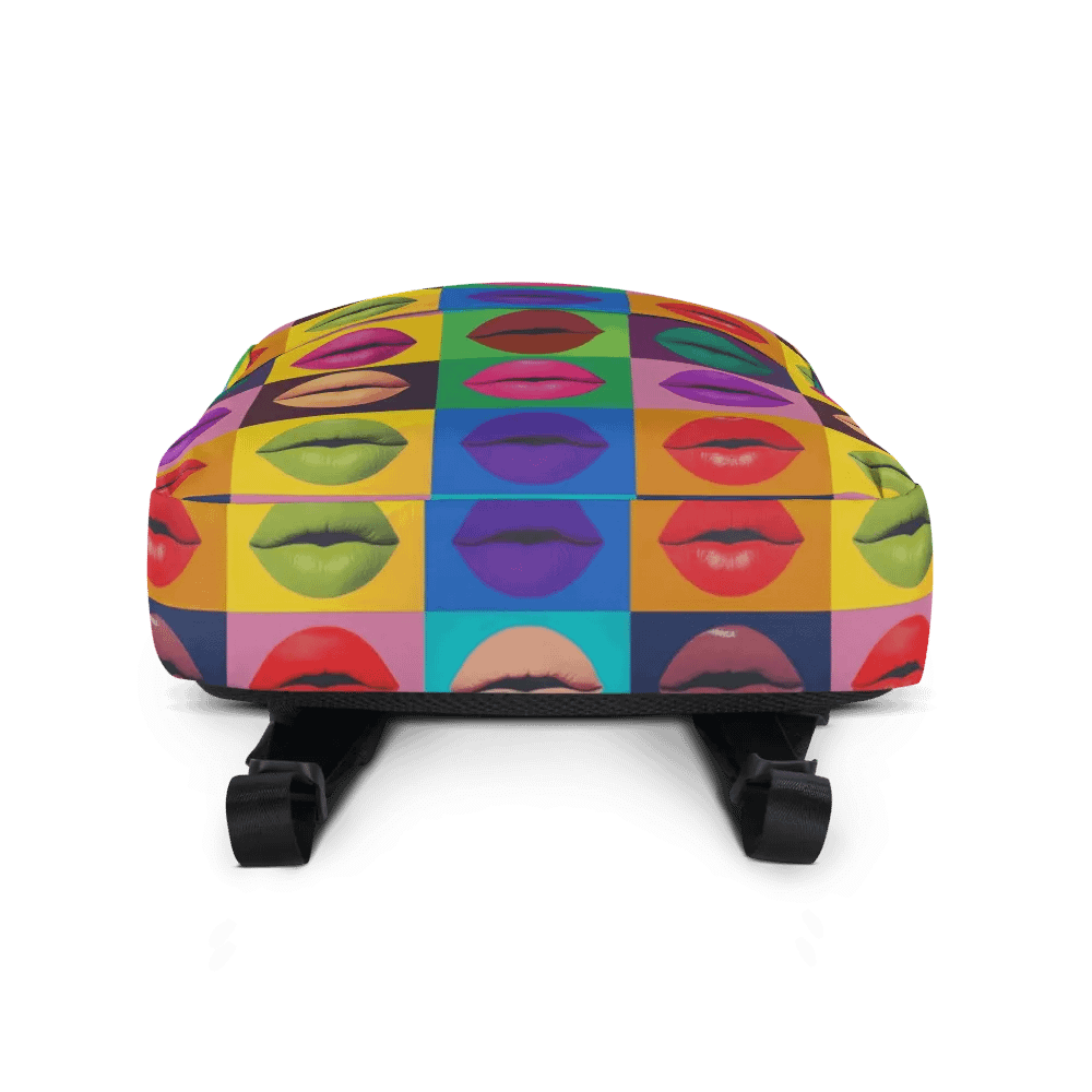 Pop Art Lips All-Over Backpack product image (3)