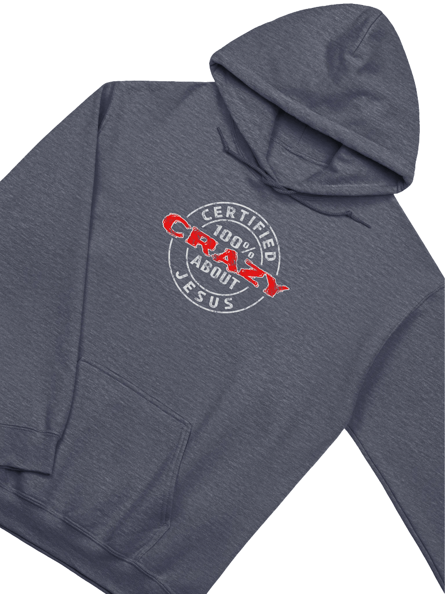 Certified 100% Crazy About Jesus (Light Design) Hoodie product image (3)