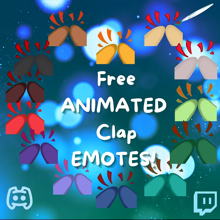 ~ Animated Clap (Paws) Emote ~ product image (1)