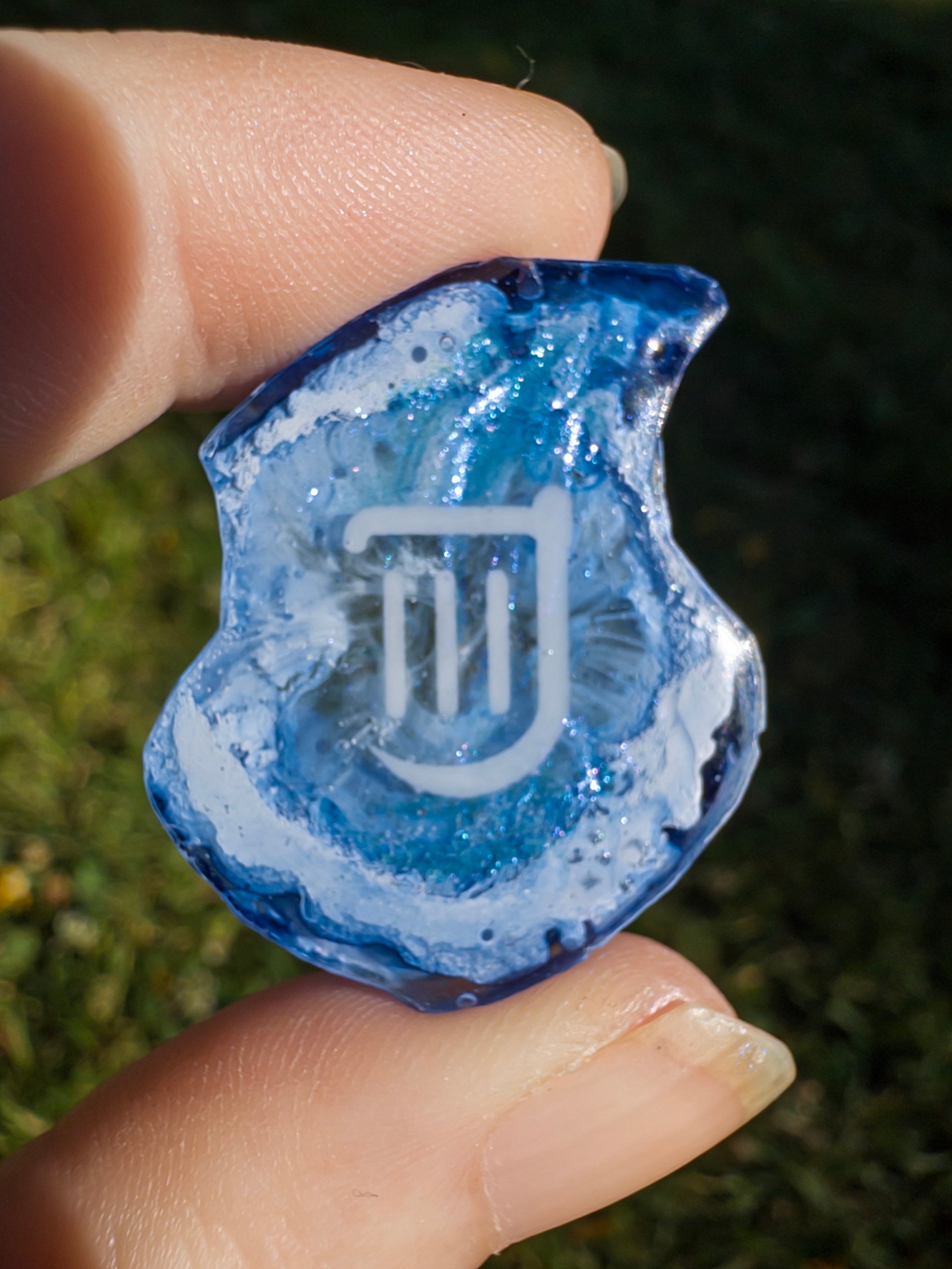 Ocean Heart Bard Job Stone - Ready to Ship product image (2)