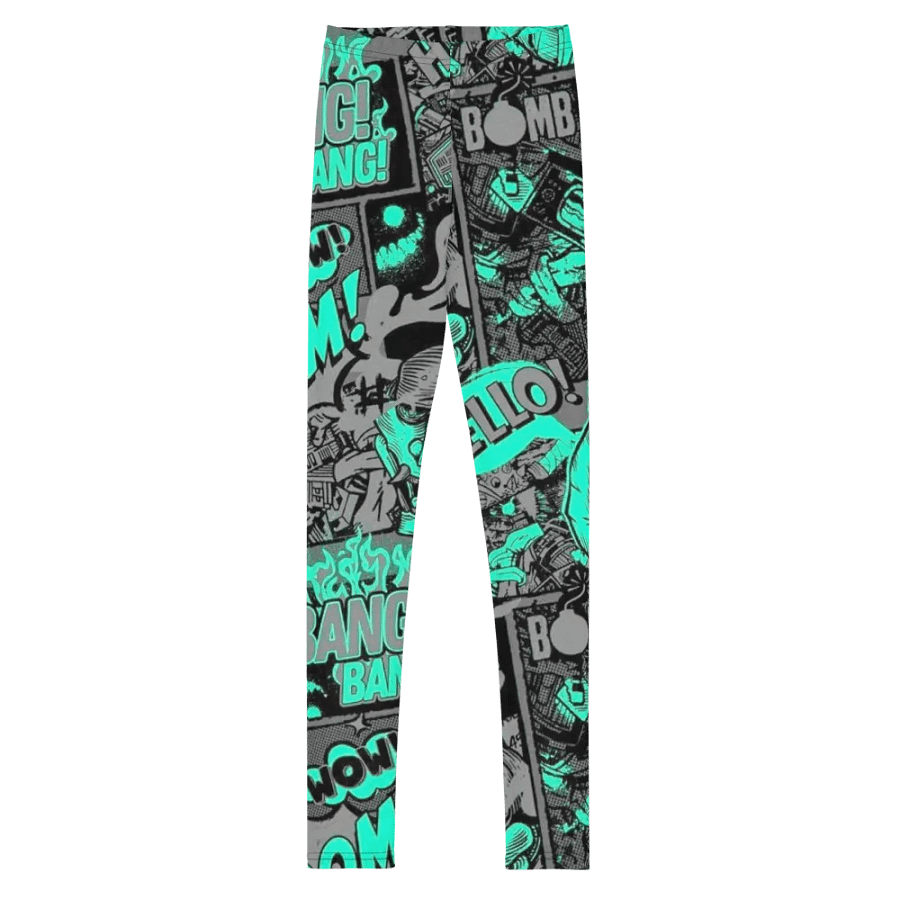 Kids Leggings – Boom Bang Baff Print for Energetic & Fun Style product image (2)