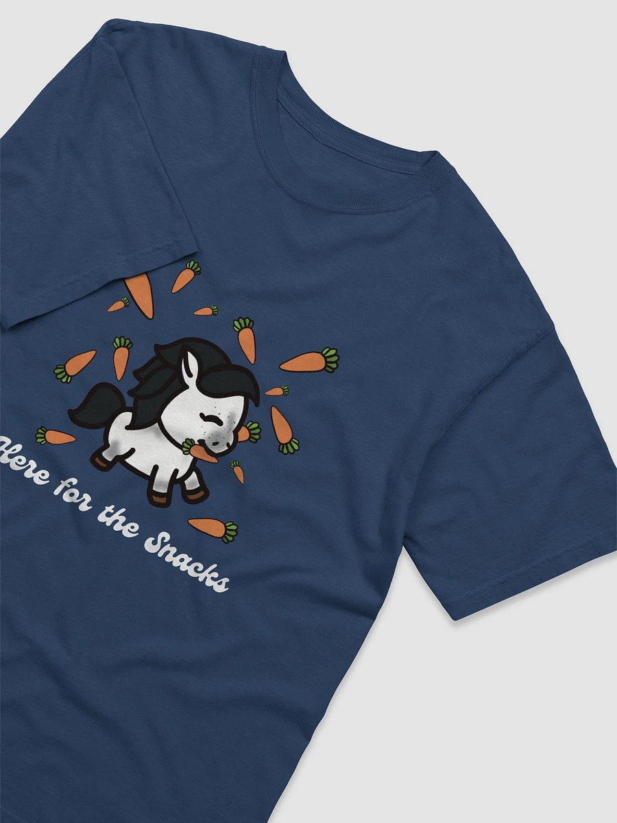 Here For The Snacks Comfort Colors T Shirt in Navy product image (3)