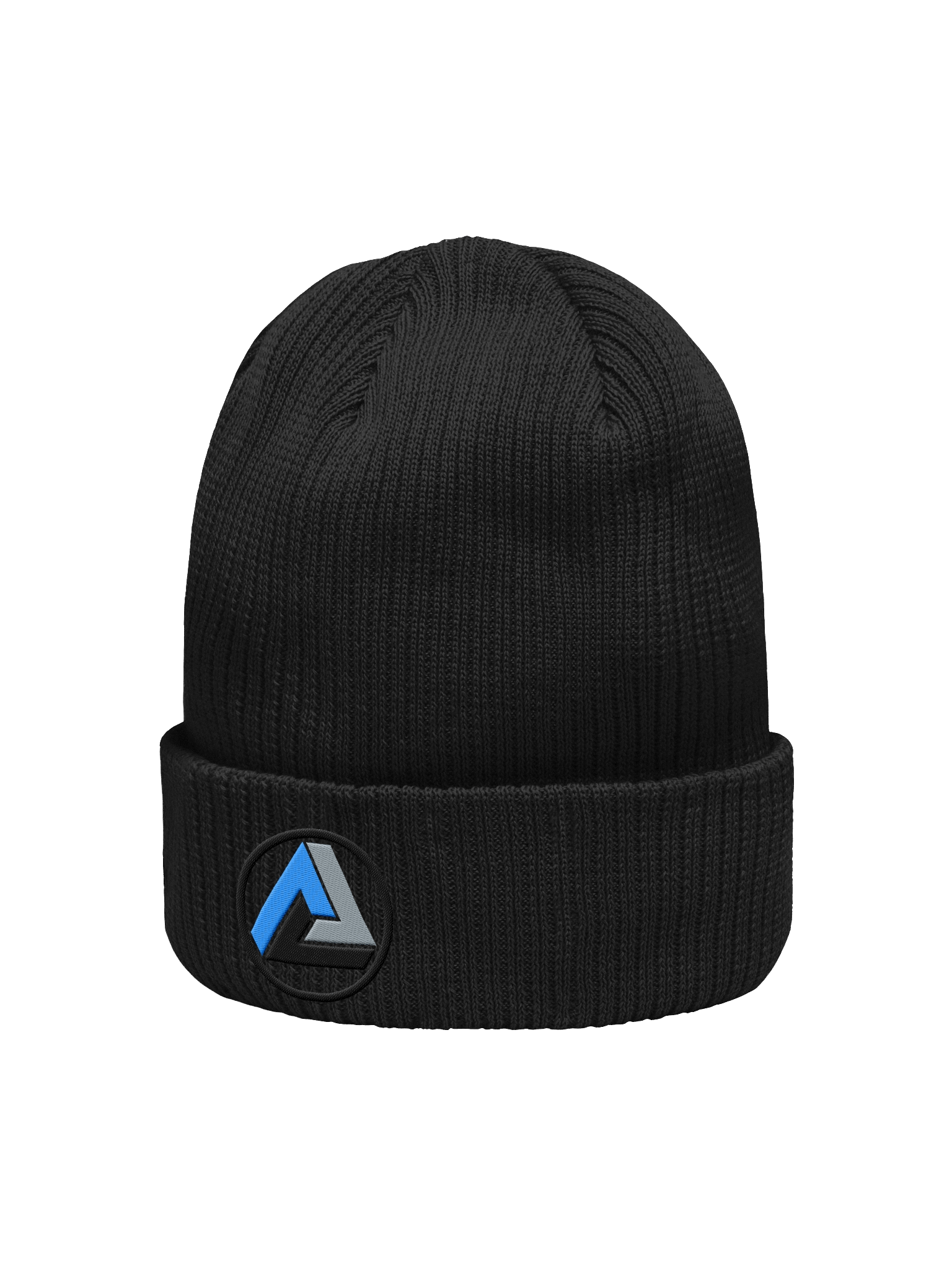 Blue Logo Embroidered Beenie (Atlantis) product image (2)