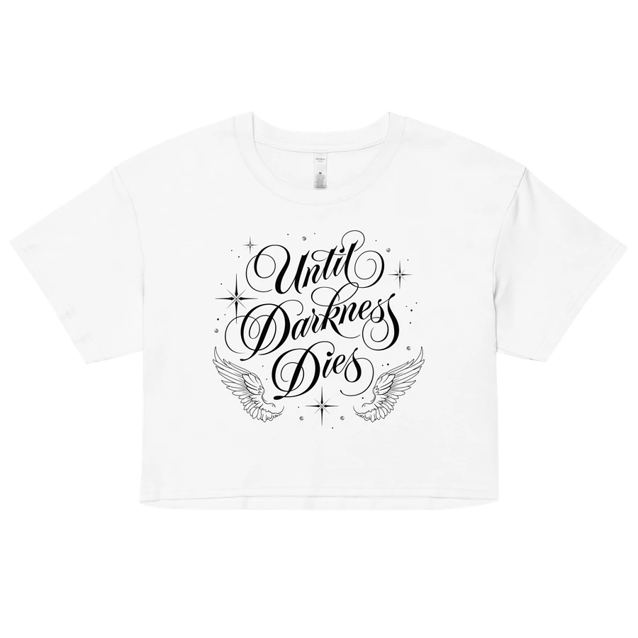 Until Darkness Dies (wings design) Women's Premium Crop Top product image (110)