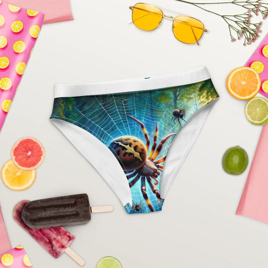 Arachnid Dreams High-Waisted Bikini Bottoms product image (11)