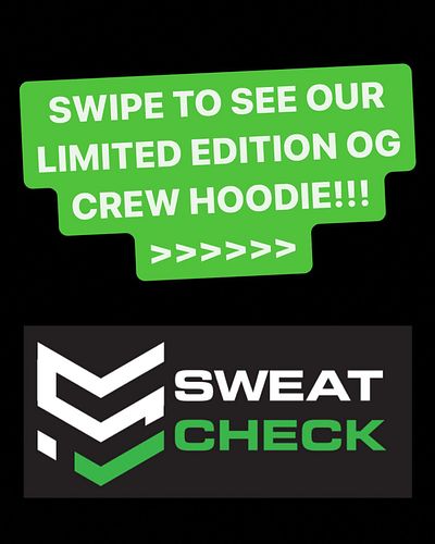 ATTENTION SWEAT CHECK CREW! We are 2 days away from our website launch and for the first 30 days after launch, we will be off...