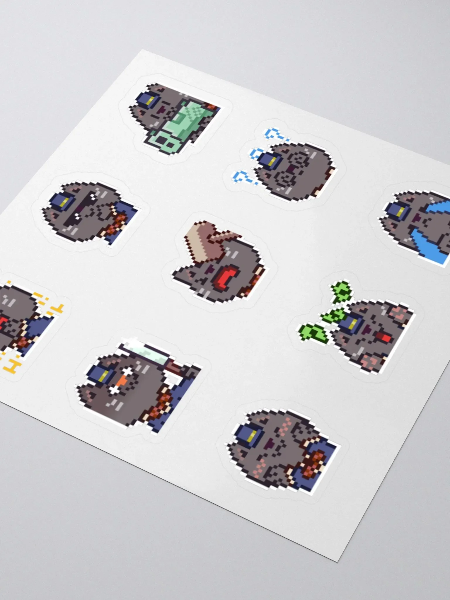 The Business Cat Emote Sticker Sheet #2 product image (9)