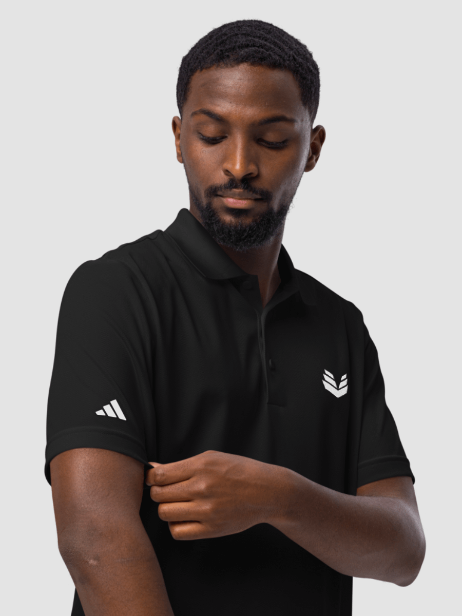 Valkence x adidas Sport Polo Shirt - Black product image (3)