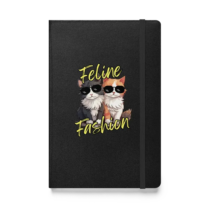 Feline Fashion Cool Cats Hardcover Journal product image (1)