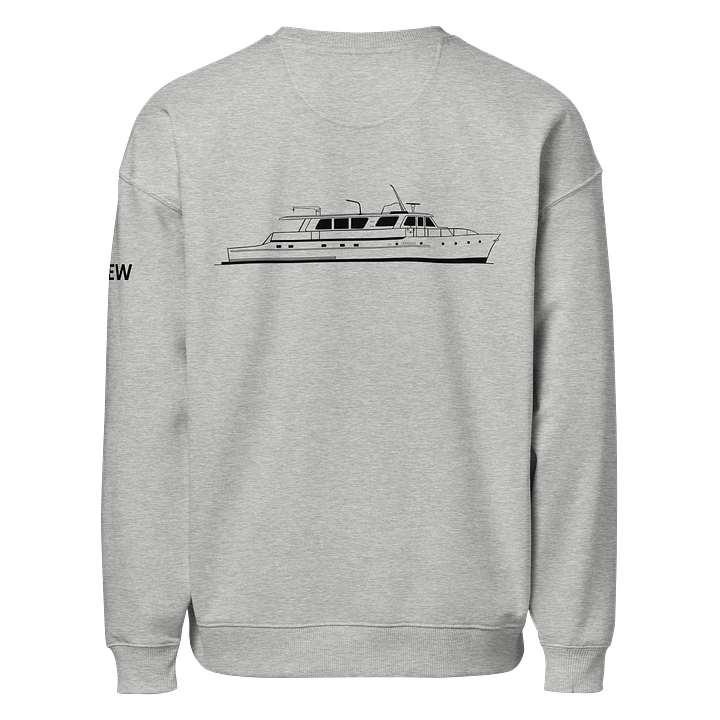 Tangaroa "Crew-Only" Organic Oversized Sweatshirt – Relaxed Fit, Built to Last (Light Colours) product image (2)