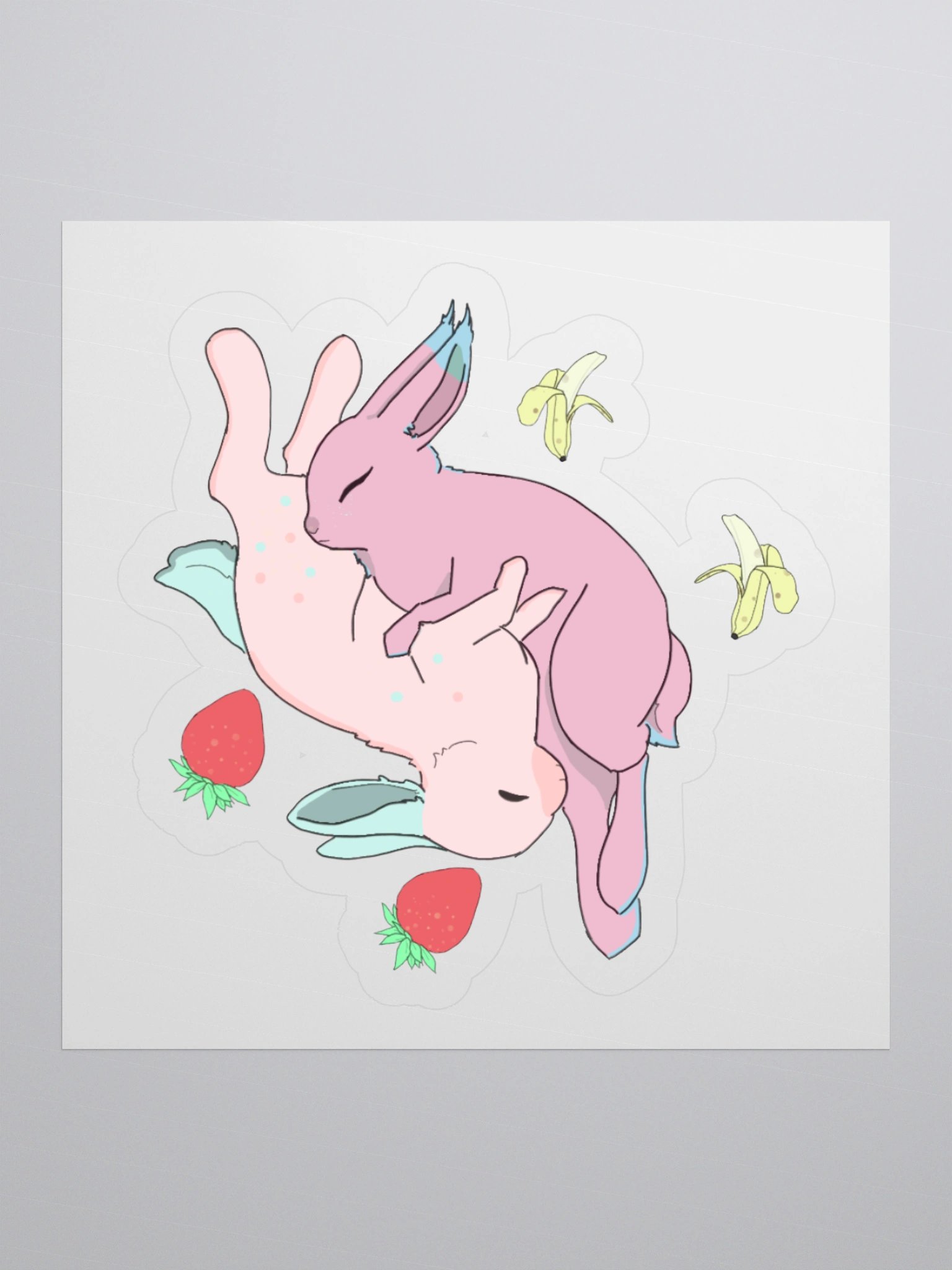 Bunny Love Sticker product image (3)