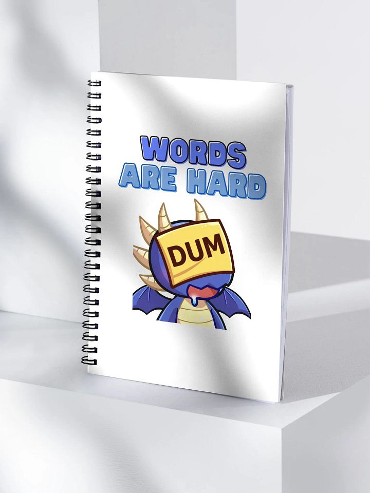 WORDS ARE HARD NOTEBOOK product image (2)