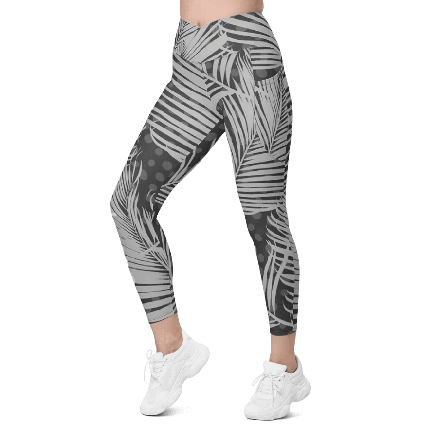 Mizulemon w/ Front Pocket - Palm Frond Grey product image (5)