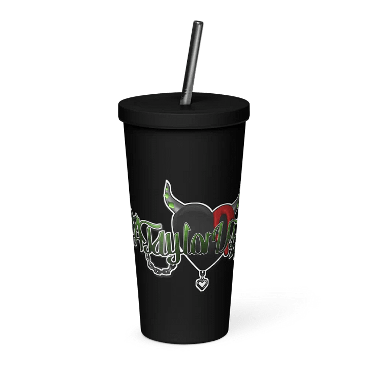 ATaylorVT Logo Tumbler Cup w/ Straw product image (1)