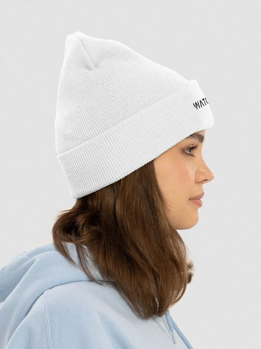 WatchMeWork Signature Beanie - White product image (5)