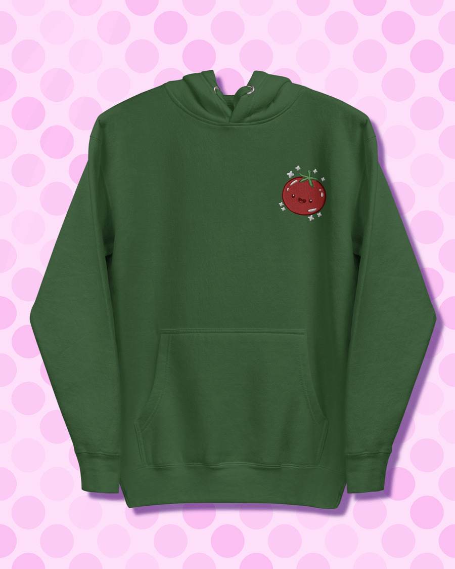 Smiling Tomato Cartoon Unisex Hoodie product image (1)