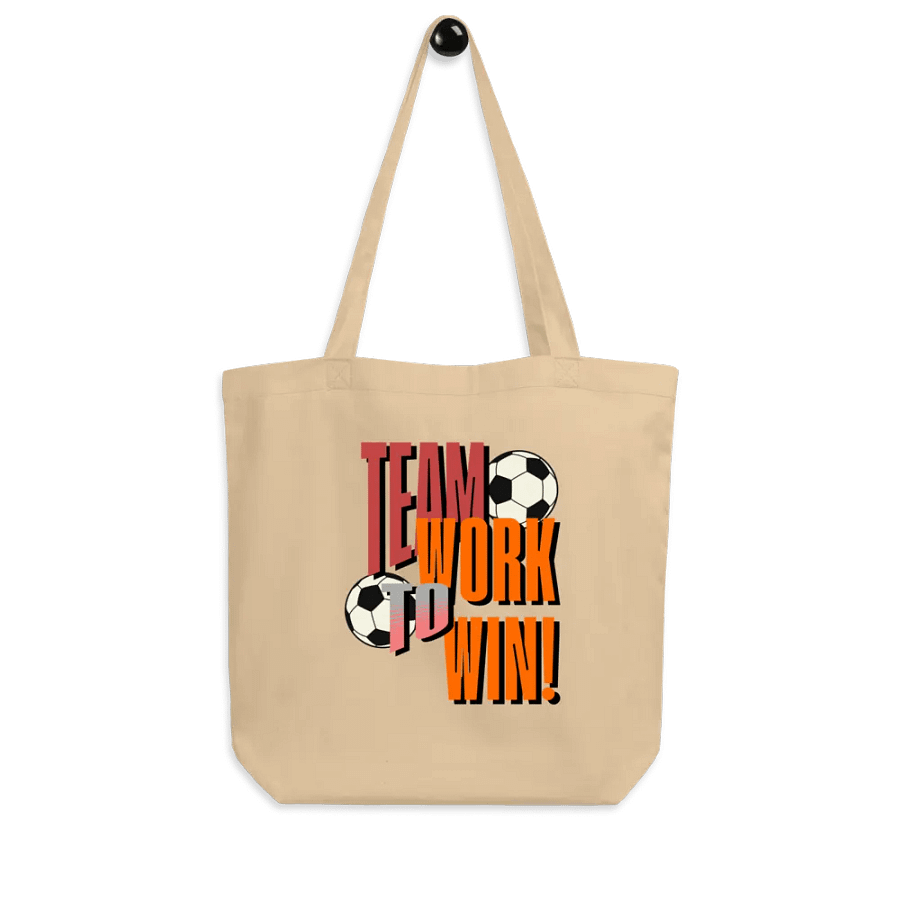 Team Work To Win! Soccer Spirit Eco-Friendly Tote Bag product image (7)