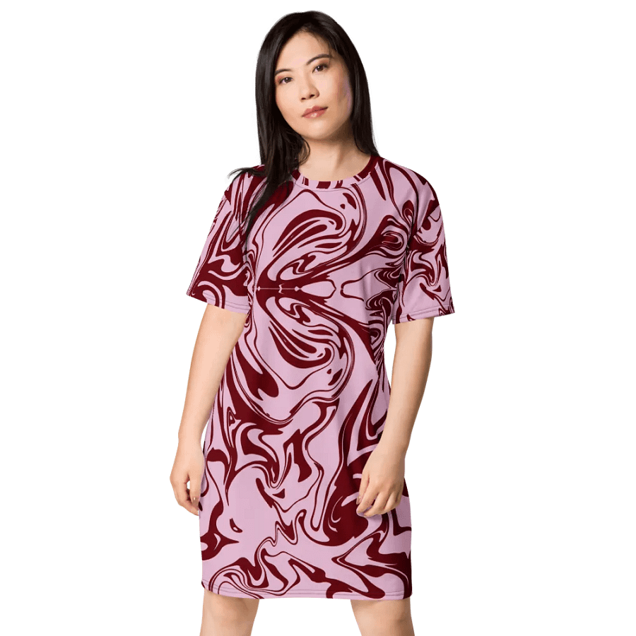 Marbled Melody Oversized Dress product image (1)
