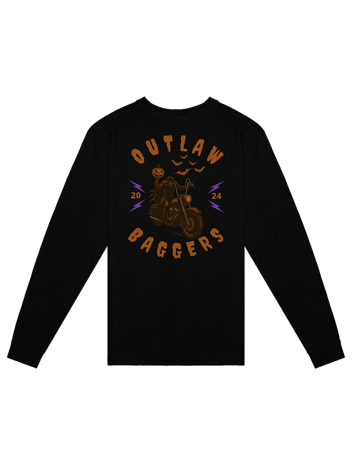 Outlaw Baggers Headless Rider Long Sleeve Tee product image (1)