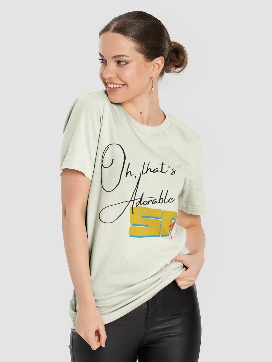 That's Adorable - color logo on sleeve - shirt LIGHT colors product image (8)