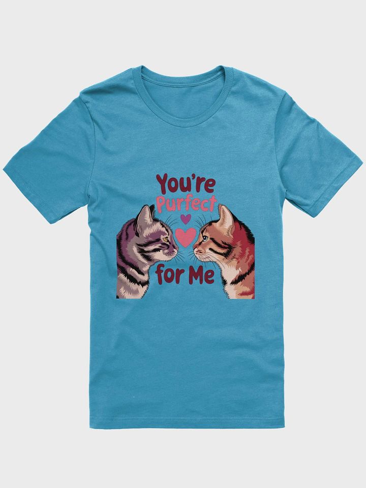 You're Purrfect for Me Valentine's Cat T-Shirt product image (1)