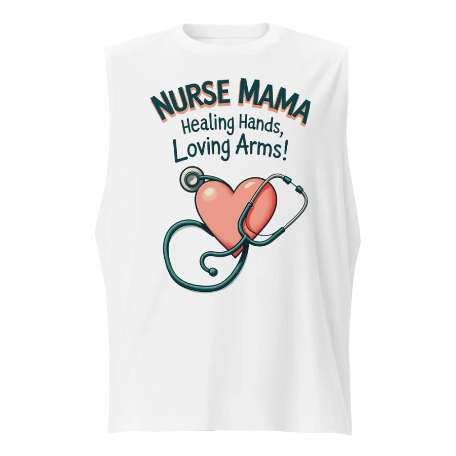 Nurse Mama Heart Muscle Tank product image (1)