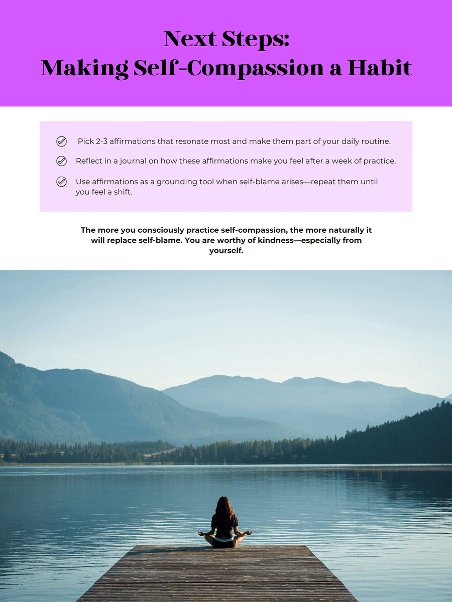 Self-Blame Recovery: A Guided Journal for Letting Go of Guilt product image (3)