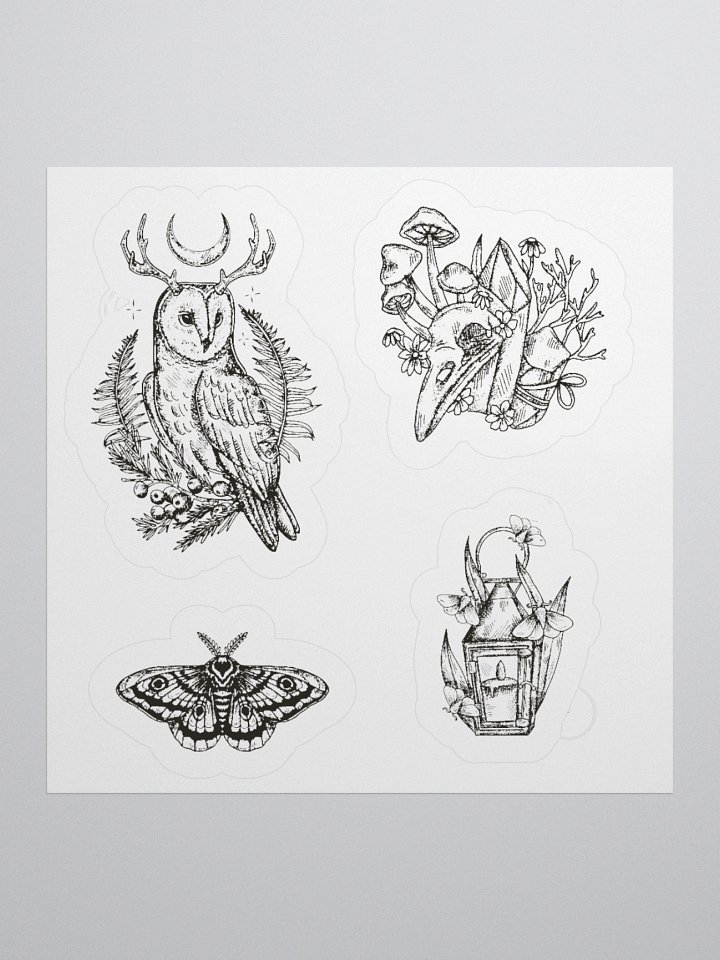 “Forest Familiar” – Sticker Sheet product image (1)