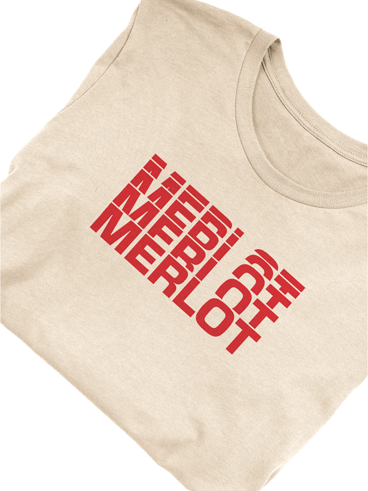 Merlot Faded Text T-Shirt – Bordeaux-Inspired Wine Aesthetic product image (21)