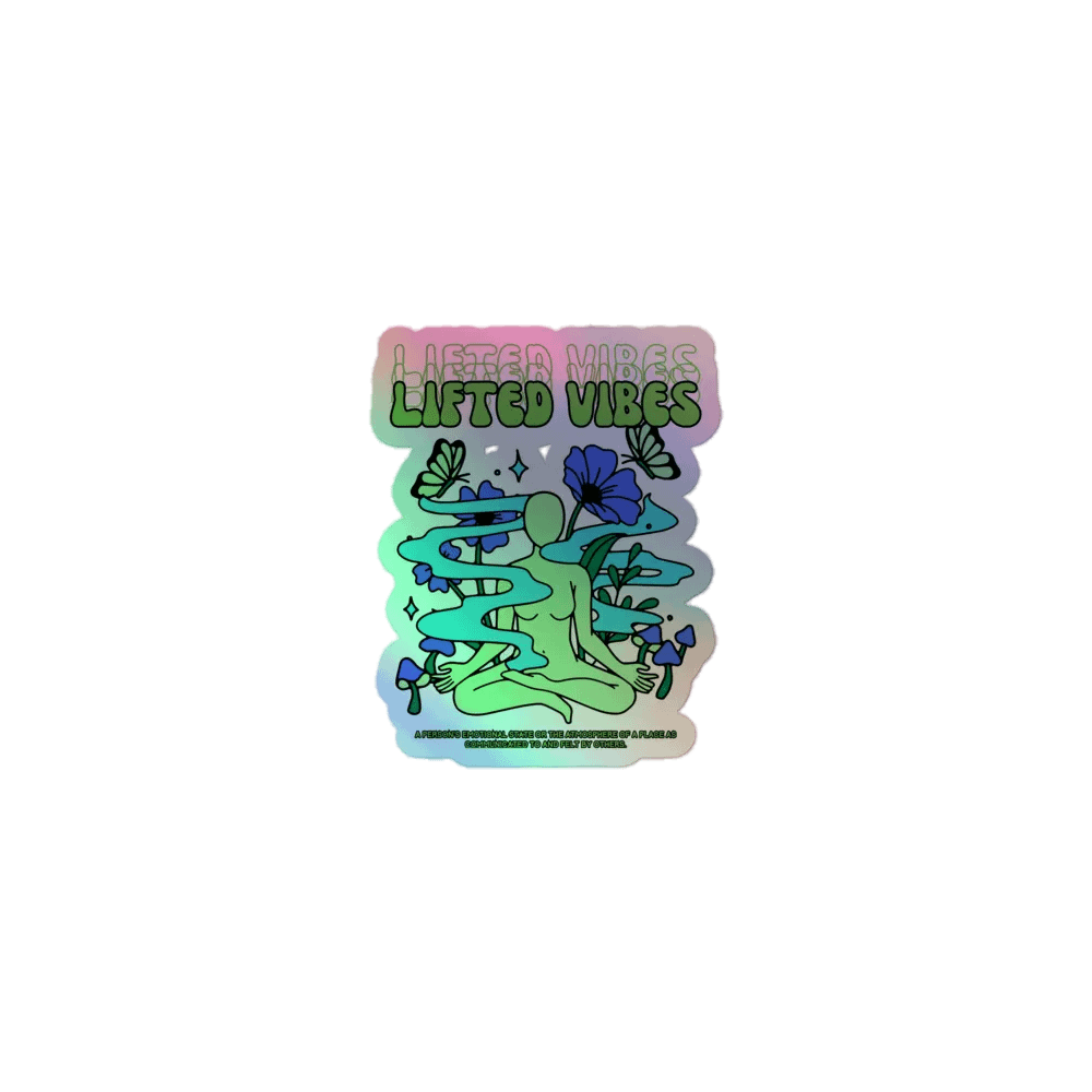 Lifted Vibes Holographic Sticker product image (1)