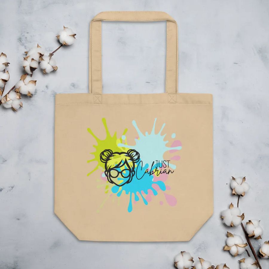 JustCabrian SPLAT! Eco-Friendly Organic Cotton Twill Tote Bag product image (4)