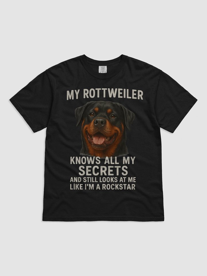 Rockstar Rottweiler Cotton Tee product image (4)