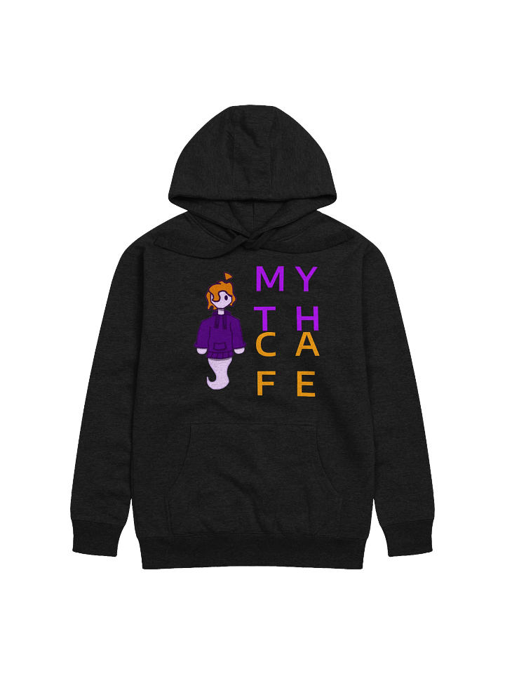 mythcafe lil logo guy hoodie product image (3)