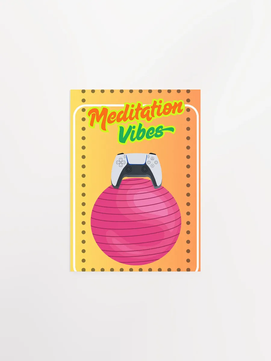 Zen Gamer Matte Poster product image (1)