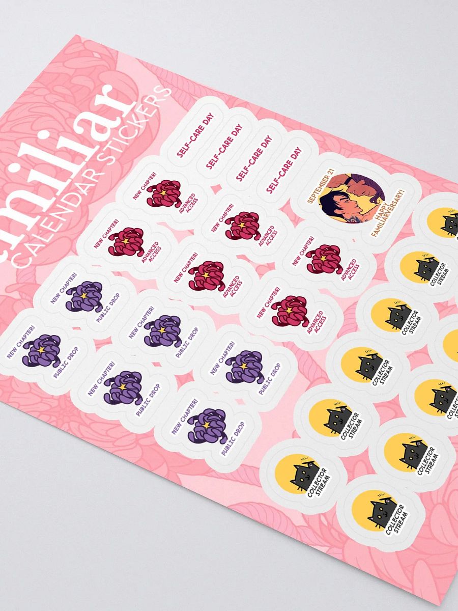 Familiar Calendar & Planner Sticker Sheet product image (2)