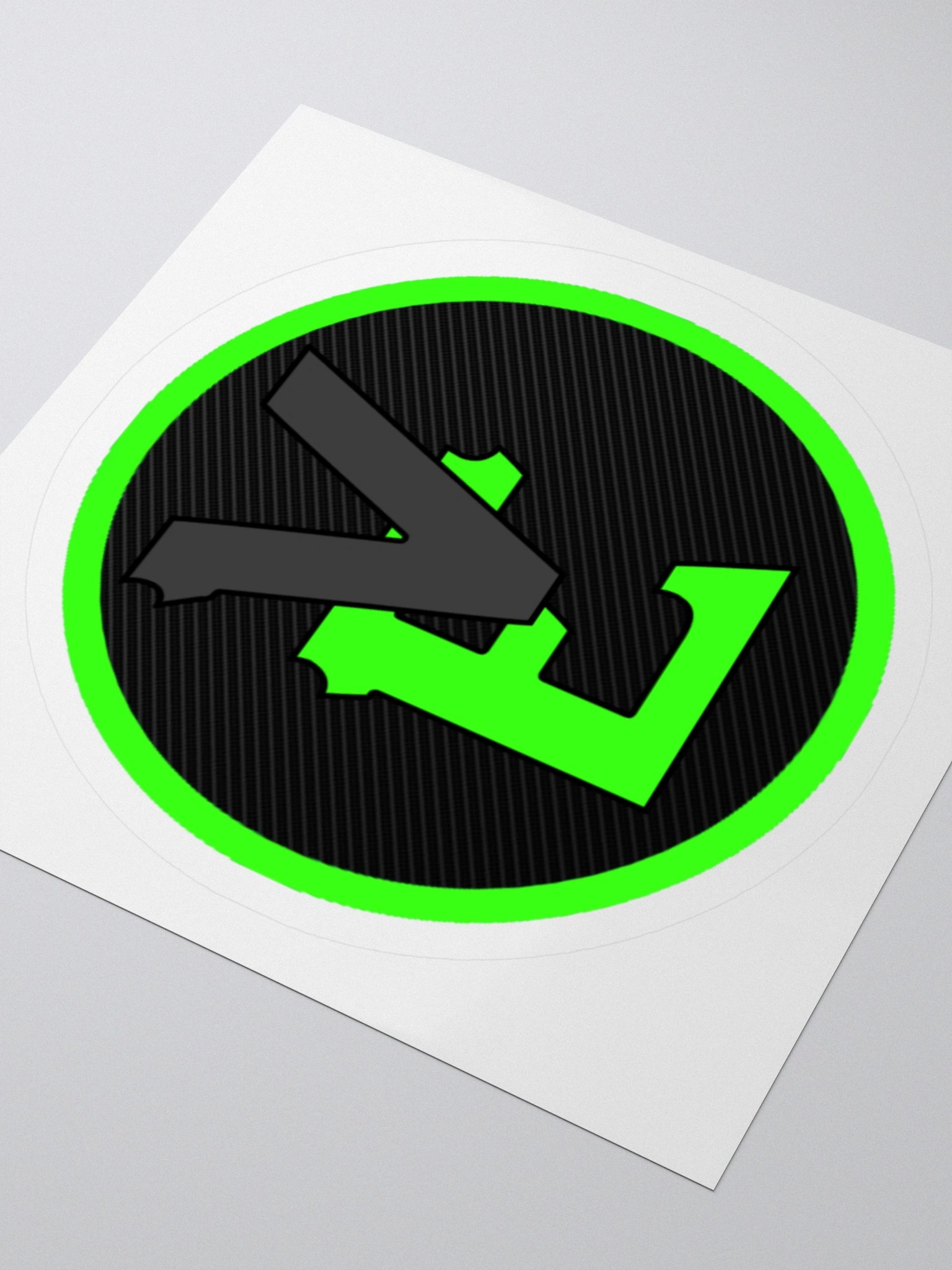 Kiss Cut Sticker VENT Circle Carbon product image (3)