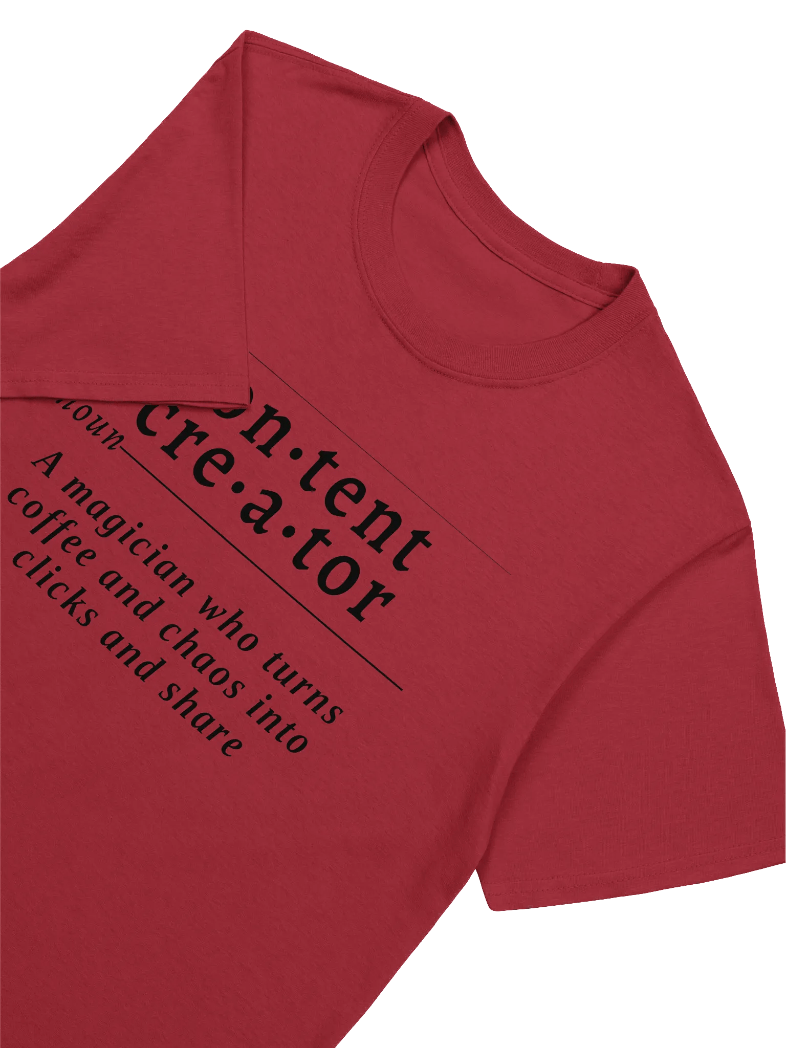 Content Creator Def Unisex Tee v1 product image (2)