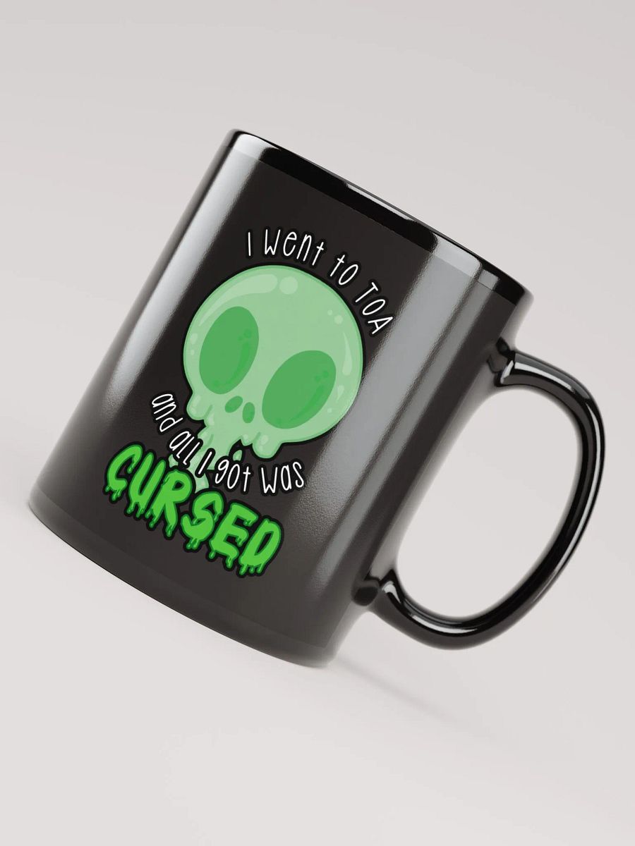 All I Got Was Cursed - Monk - Black Glossy Mug product image (4)