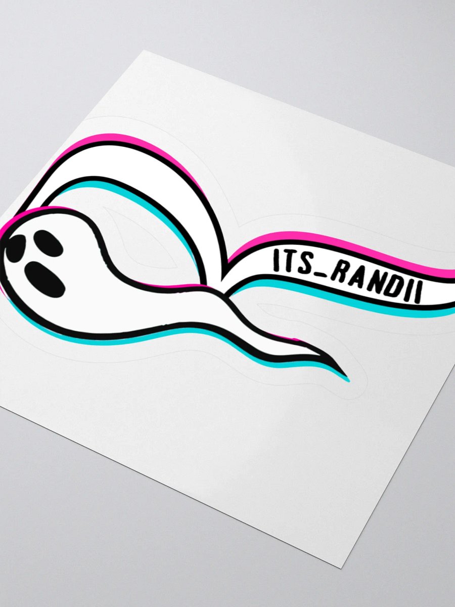 Logo Sticker White Detail product image (7)