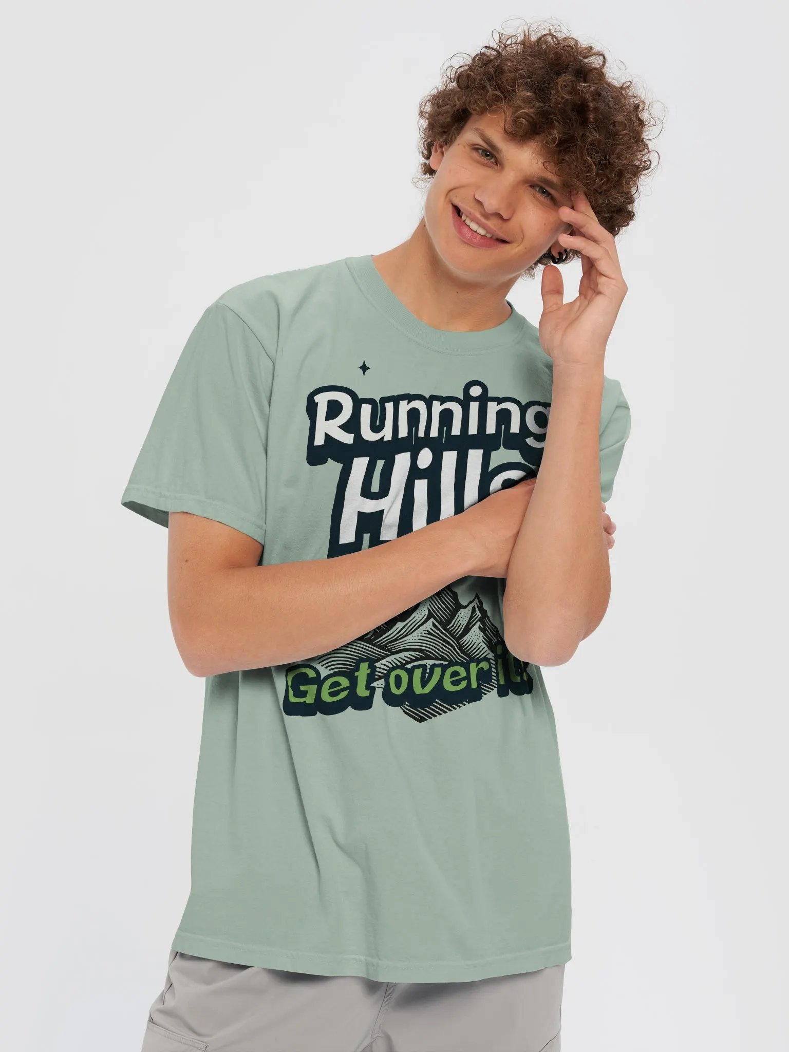Overcome Hills: Motivational T-Shirt product image (33)